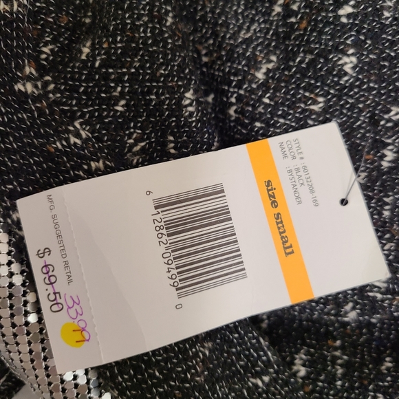 New with Tags Nine West Vintage American Jeans Sliver Pocket Sweater size Small - Picture 8 of 8